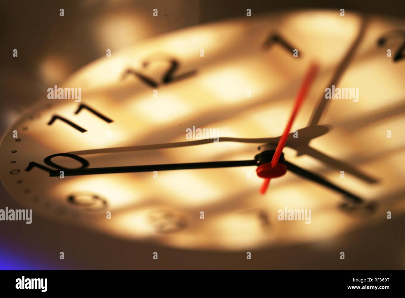 Clock, clock face, watch hand Stock Photo Alamy