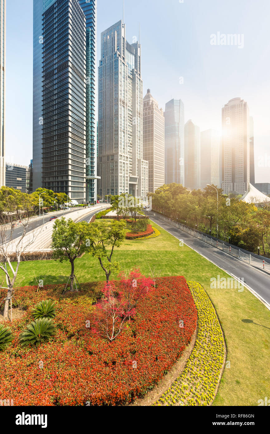 Nice Clean Street Highway road through crowded urban hi-res stock photography and images ...