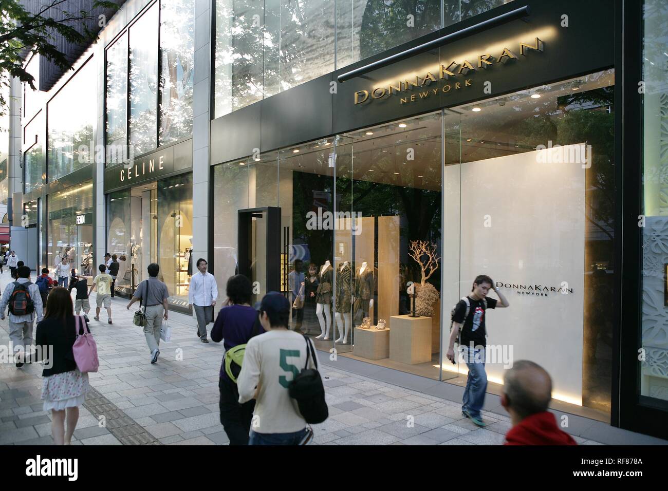 Donna Karan fashion shop in Bond Street London UK Stock Photo Alamy