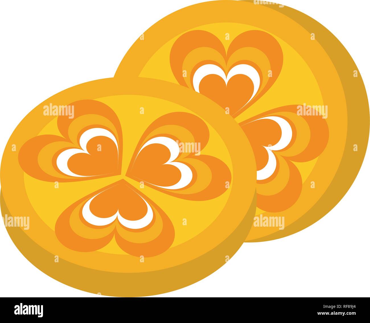 Shamrock coins isolated Stock Vector Image & Art - Alamy