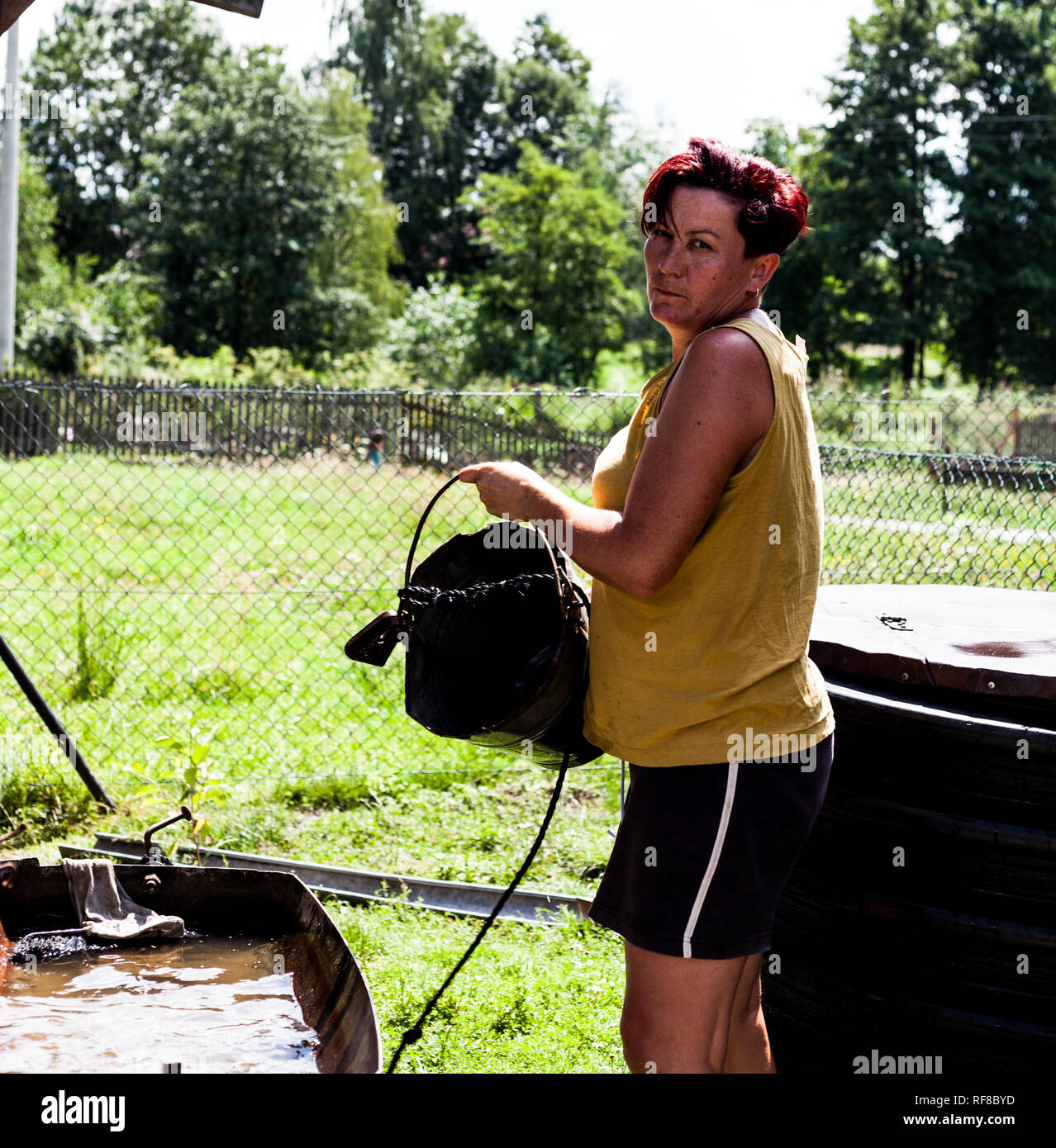 Fetching Lady Freshness straight from the garden hi-res stock photography and images ...