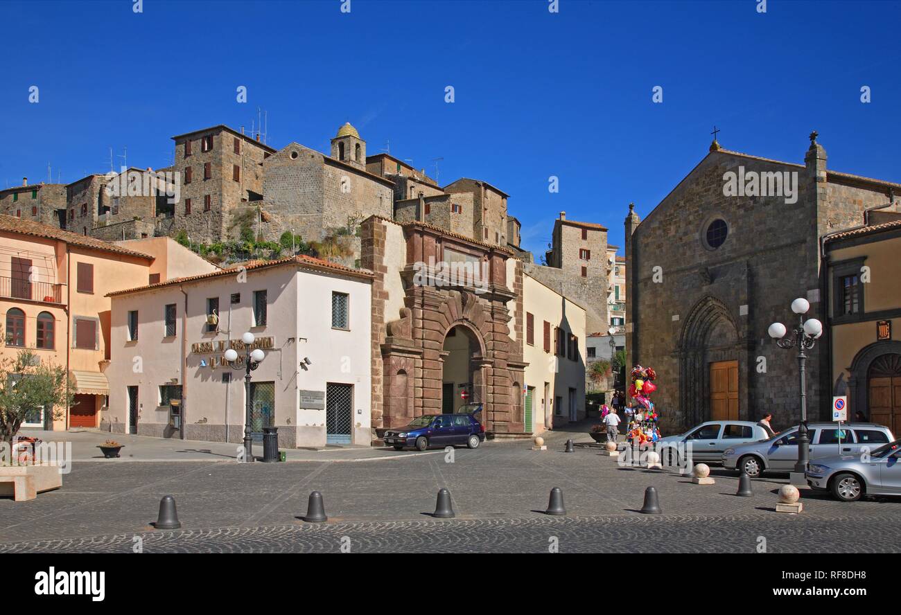 Old part of town, Bolsena, Latium, Italy Stock Photo