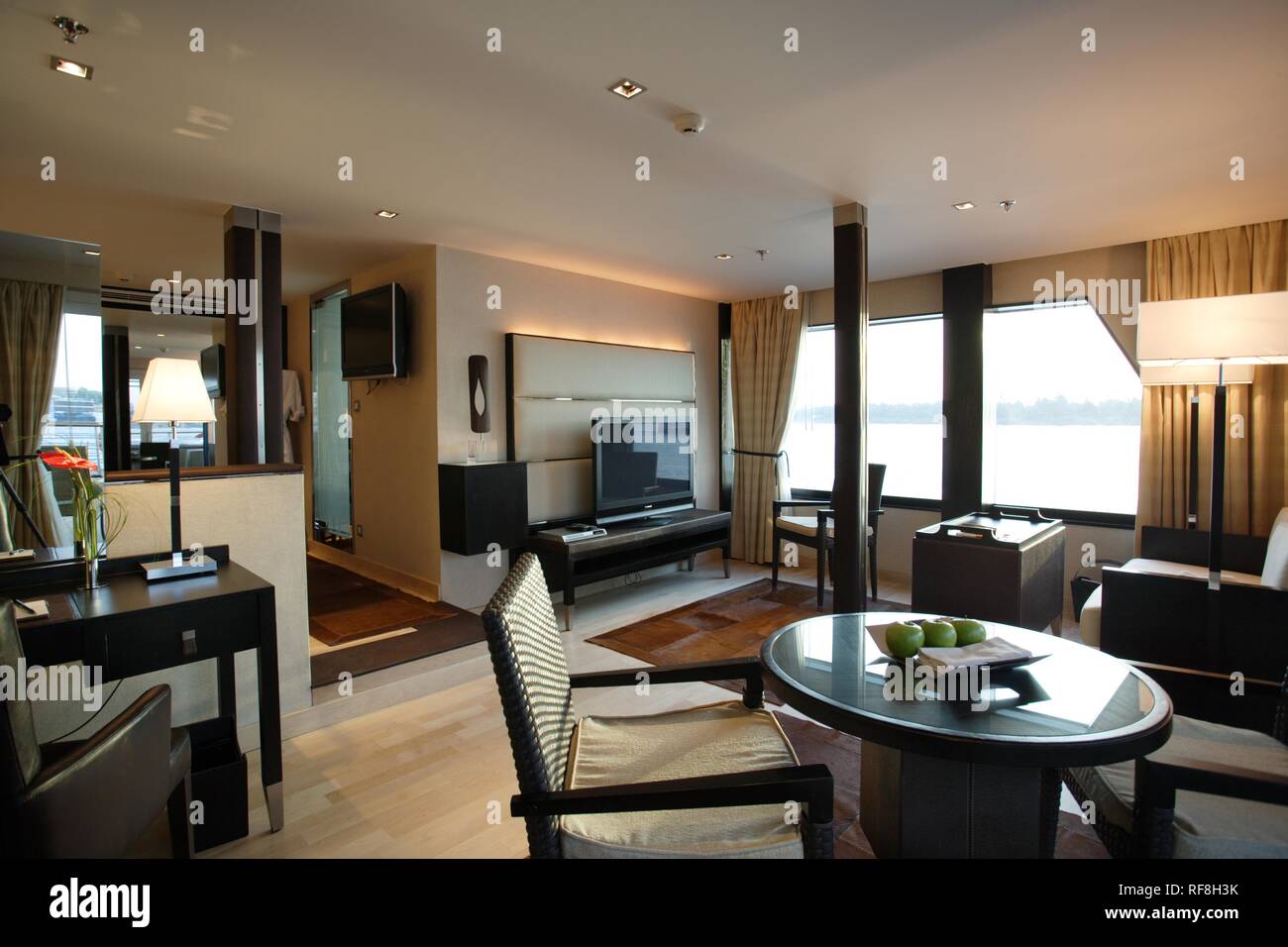 Cruise Ship Cabin Cruising The Nile On Board The Zahra Between