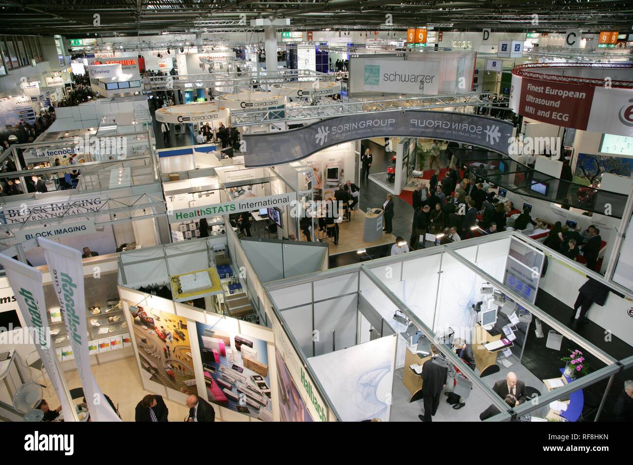 Medica 2007, world's biggest trade show for medical equipment and technologies, Duesseldorf, North Rhine-Westphalia Stock Photo