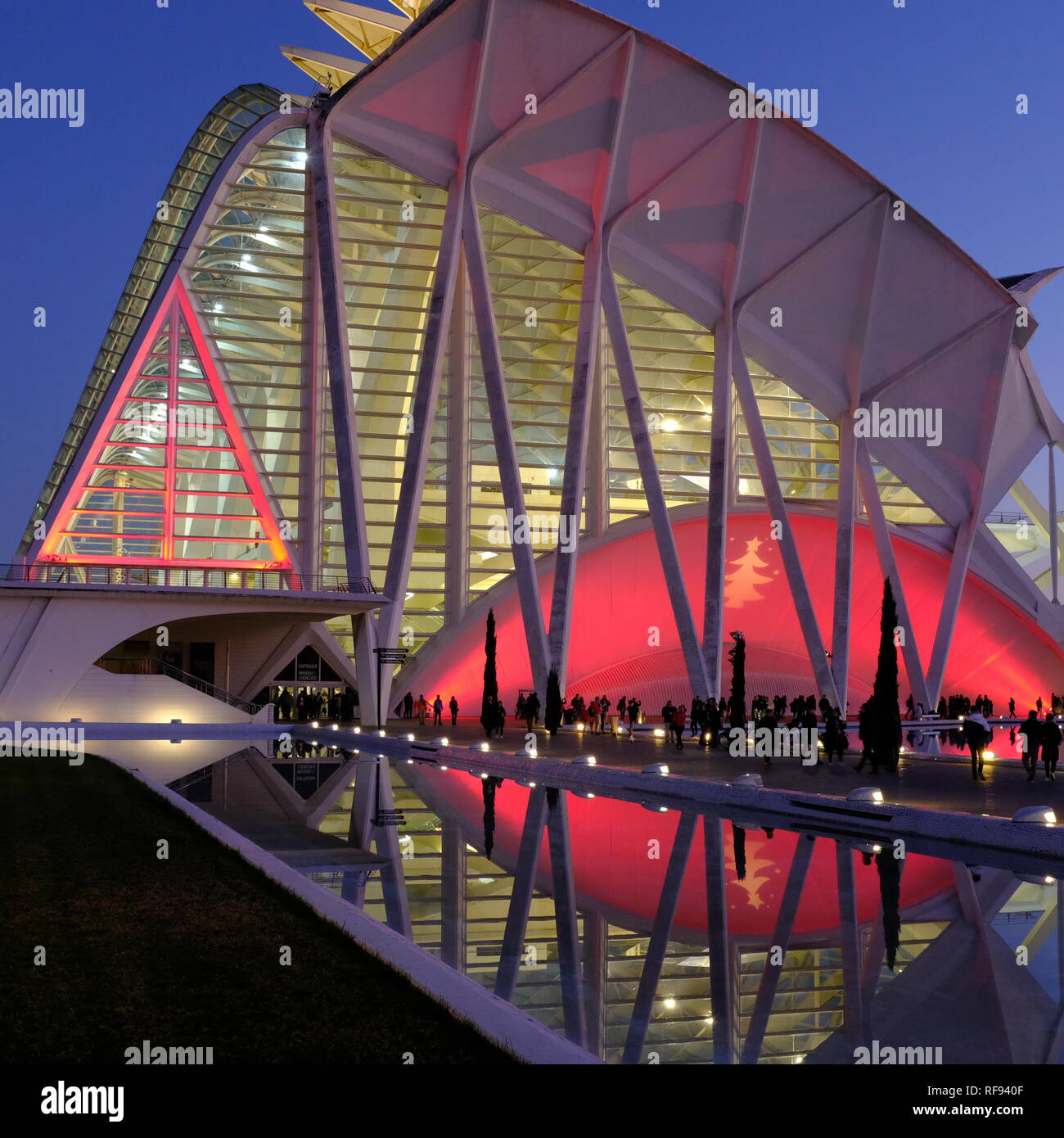 City of Arts & Science Museum Valencia Spain Stock Photo Alamy