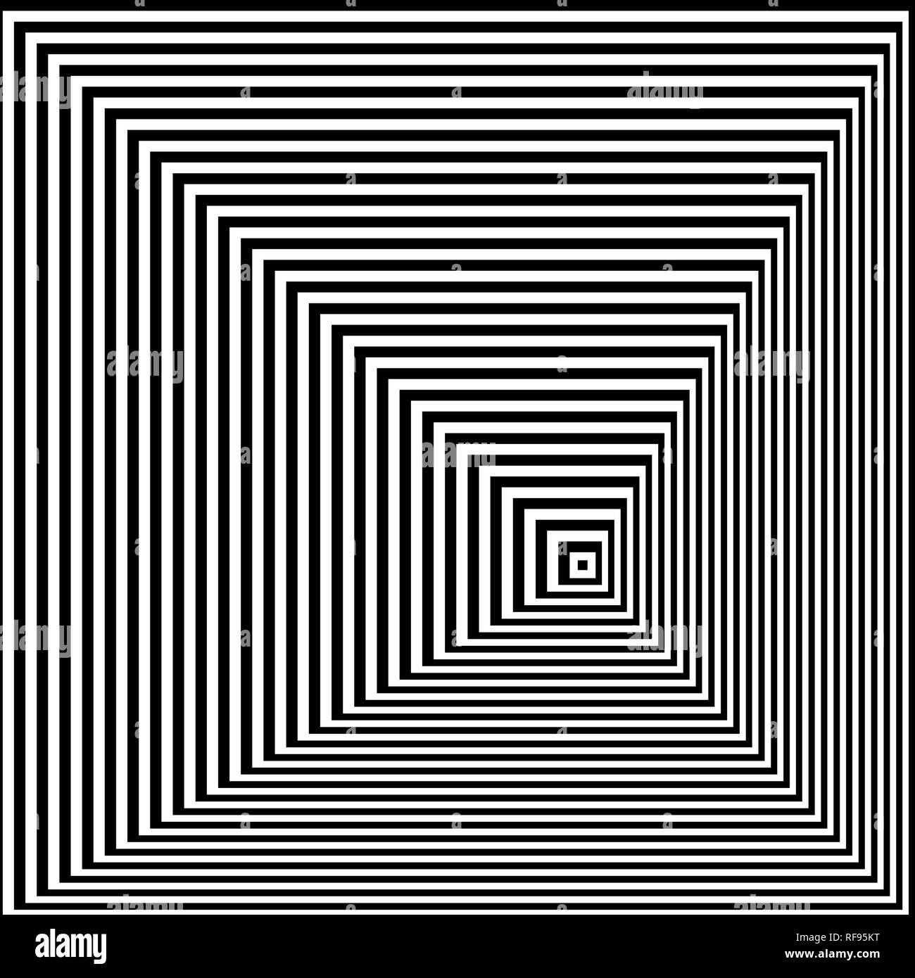 Black and white hypnotic background. Vector illustration. EPS10 Stock ...