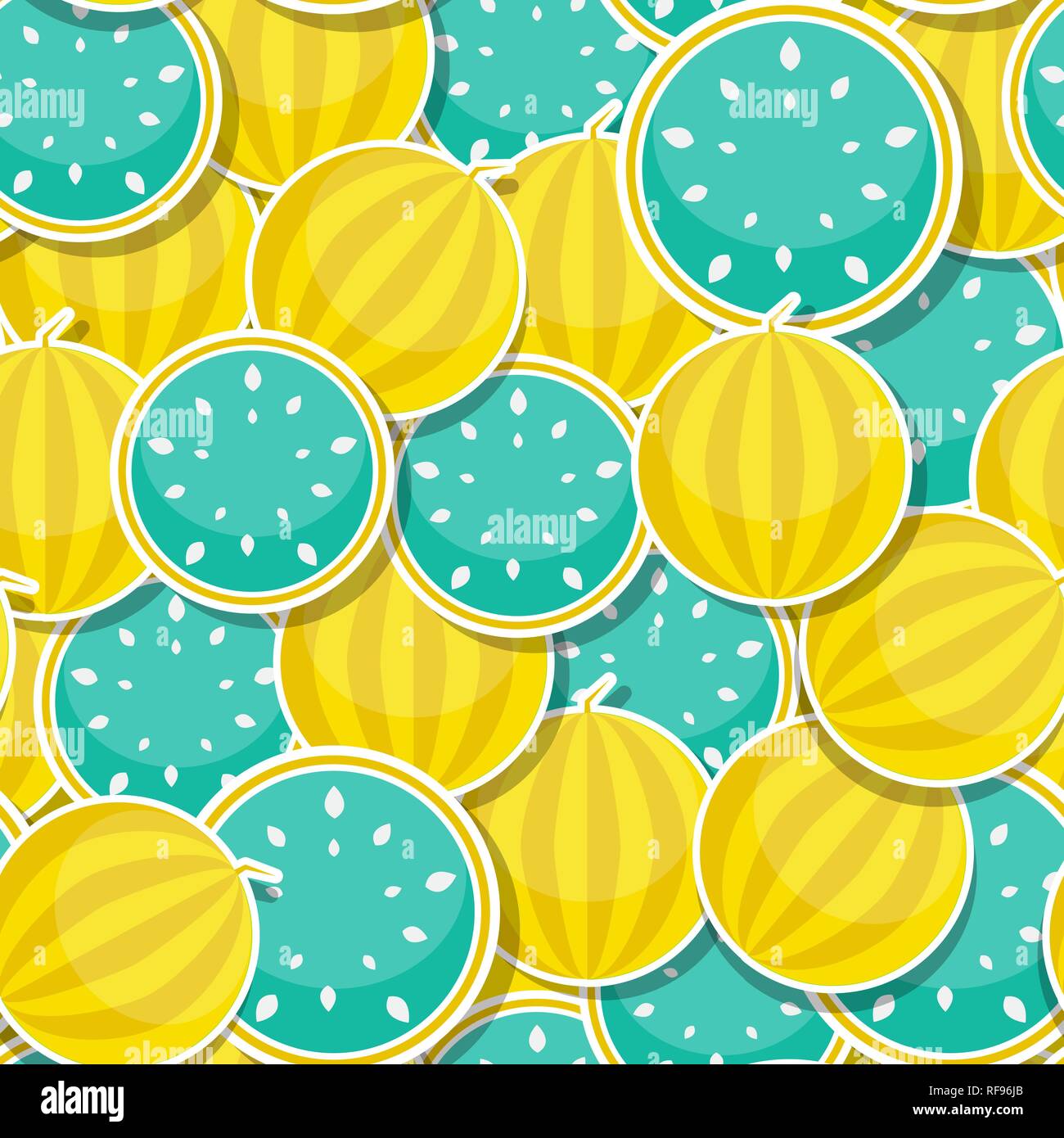 Seamless Pattern Background from Watermelon. Vector Illustration. EPS10 ...