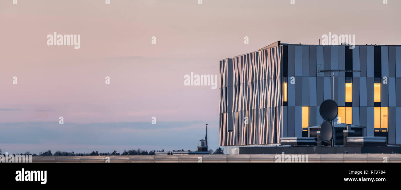 View of the concert house Uppsala Konsert & Kongress (UKK). Uppsala, Sweden, Scandinavia. Stock Photo