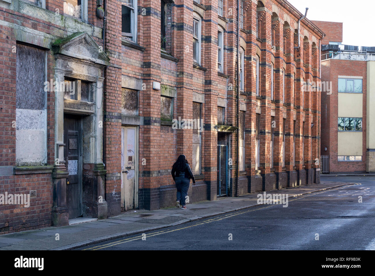 Derelict Shoe Factory In The Historic Boot And Shoe Quarter