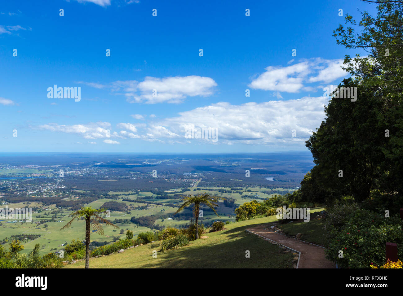 Cambewarra lookout with Berrys Bay and Shoalhaven river in the