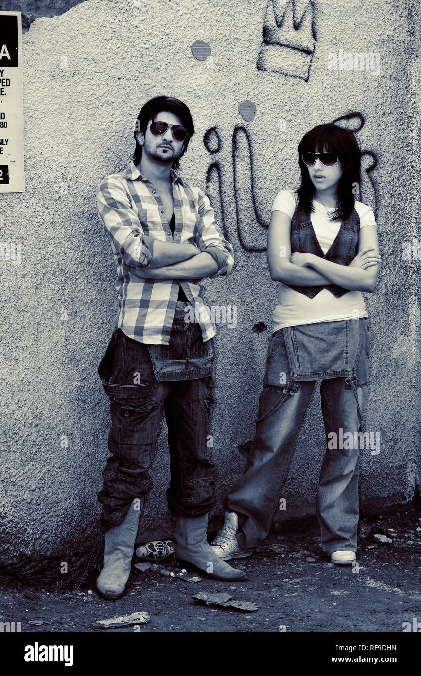 Woman portrait fashion denim hi-res stock photography and images - Alamy