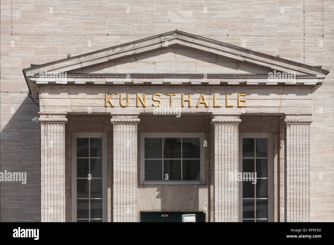 Old Kunsthalle, Hamburg, Germany I alte Kunsthalle , Hamburg, Deutschland I Stock Photo