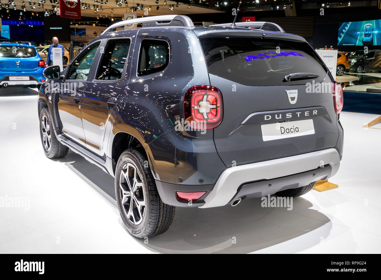 BRUSSELS - JAN 18, 2019: Dacia Duster suv car showcased at the 97th ...