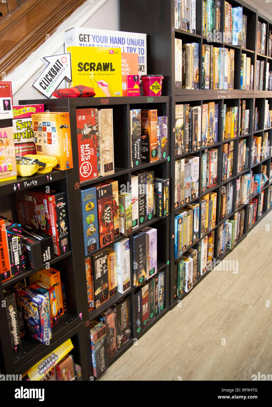 Chance and Counters is Cardiff's first board game bar Stock Photo Alamy