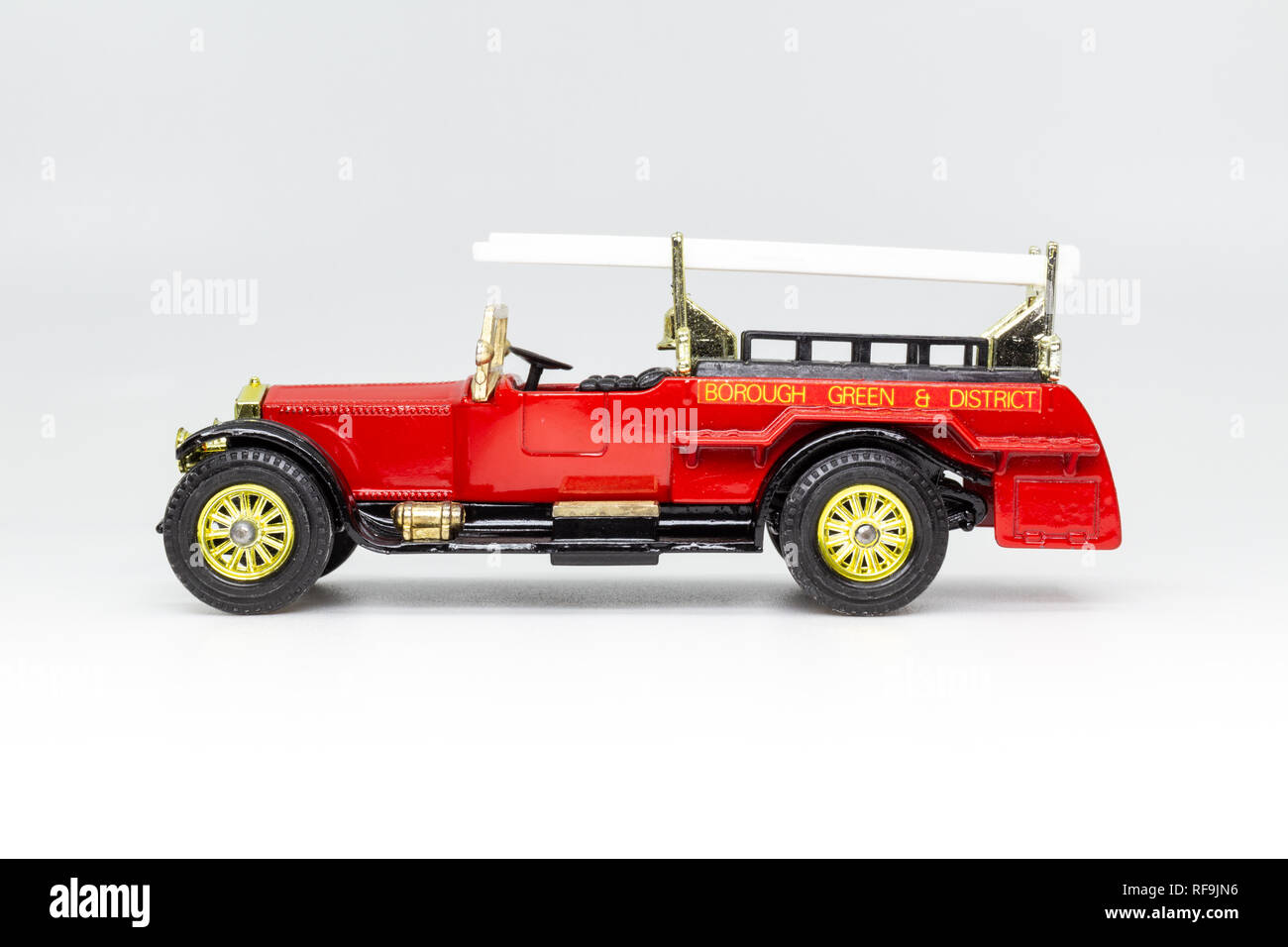 Matchbox Models of Yesteryear Y-6 Rolls-Royce Fire Engine 1920, side view  Stock Photo - Alamy