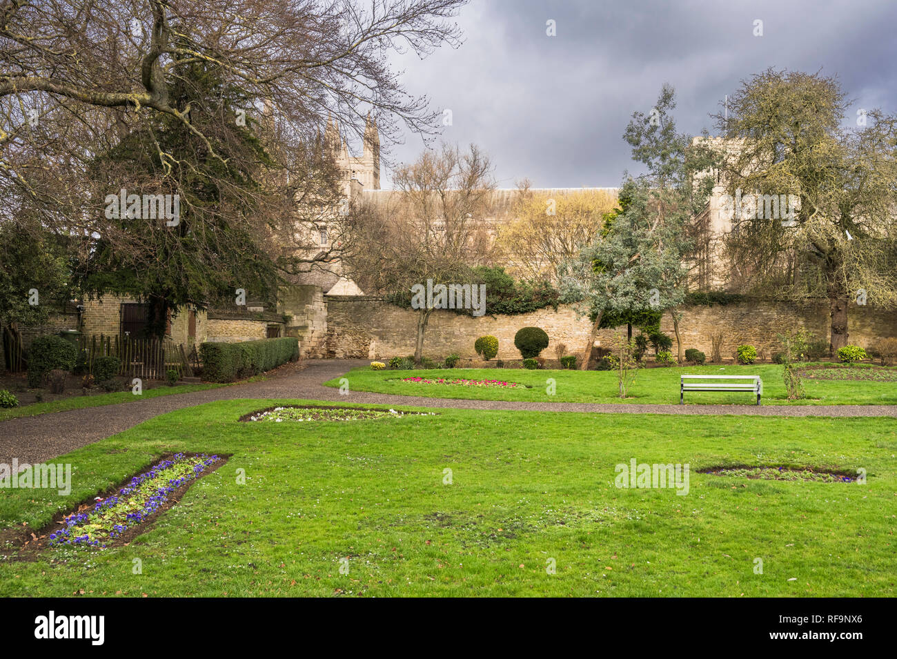 Bishops Road Gardens, Peterborough, Cambridgeshire, England, with ...