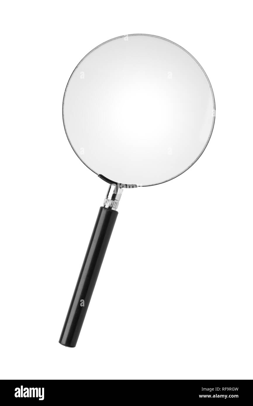 Magnifying glass Black and White Stock Photos & Images Alamy