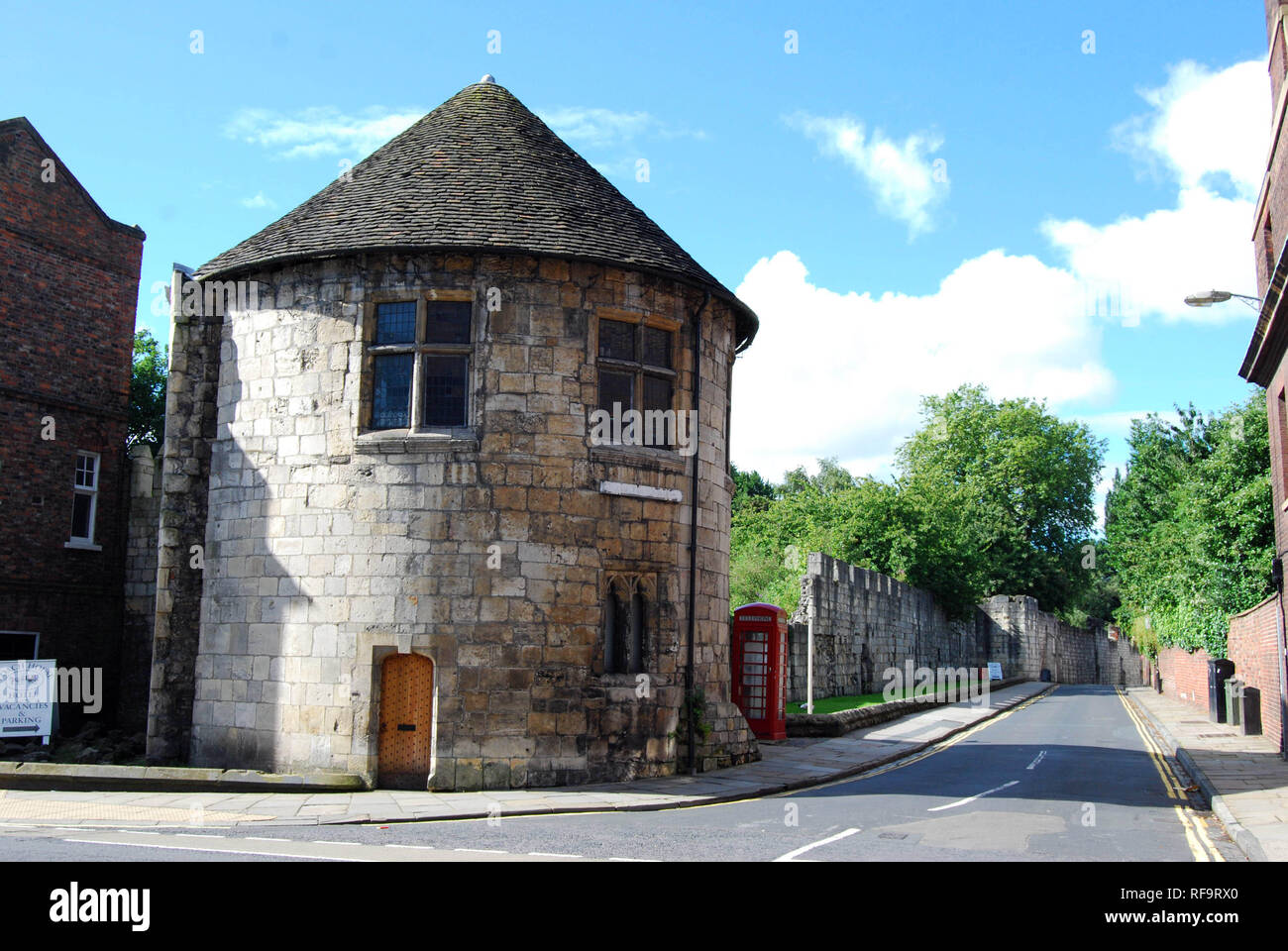 St Mary's Tower at the corner of Marygate and Bootham in York, England