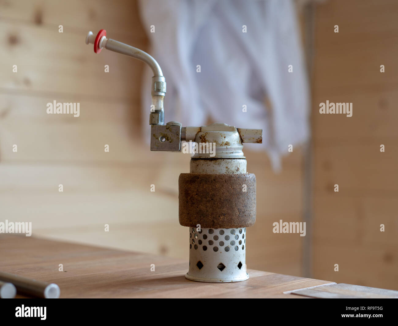 A whistle for beekeepers for the production of smoke Stock Photo