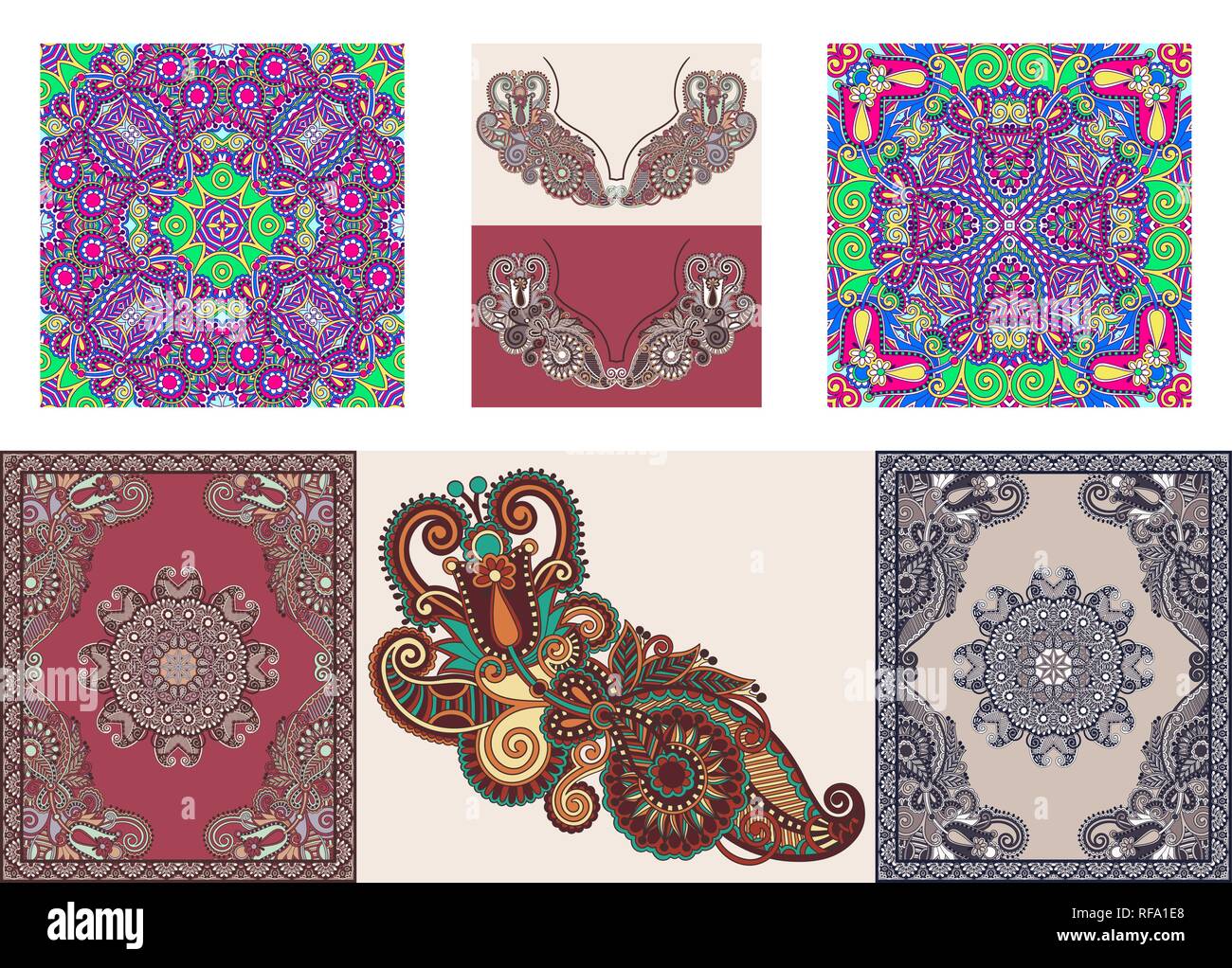 Ethnic luxury carpet oriental Stock Vector Images - Alamy