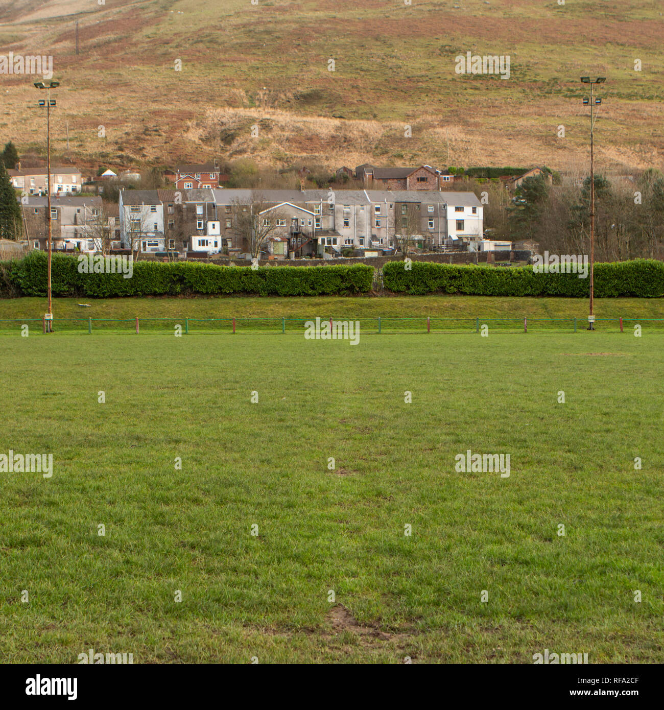 Nantymoel rugby pitch hi-res stock photography and images - Alamy