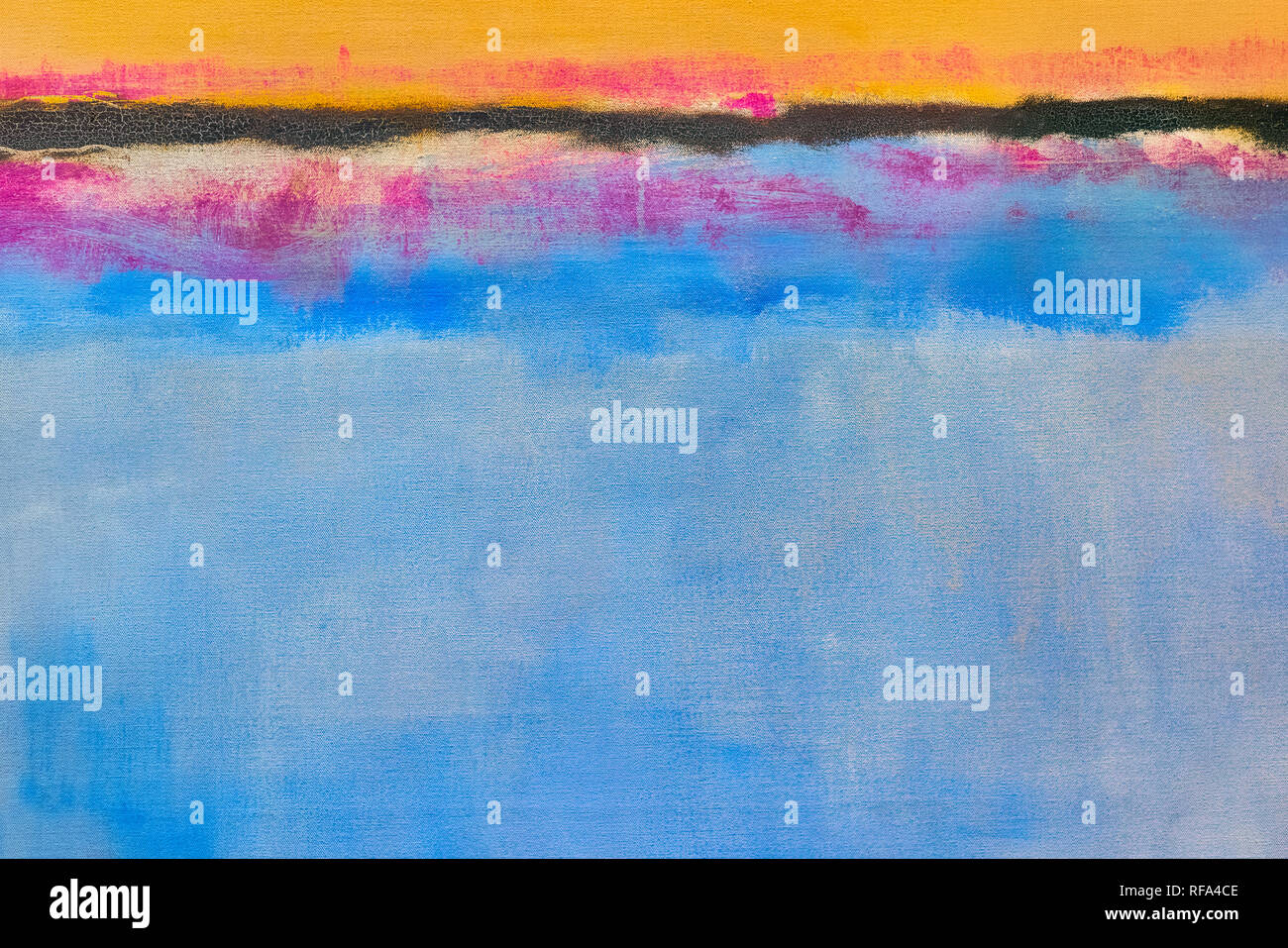 Detail of Mark Rothko painting Stock Photo