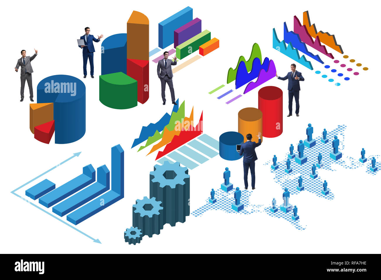 businessman-in-business-analytics-infographics-concept-stock-photo-alamy