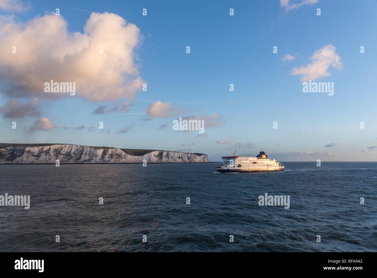 Ferry crossing, Dover-Calais Stock Photo - Alamy