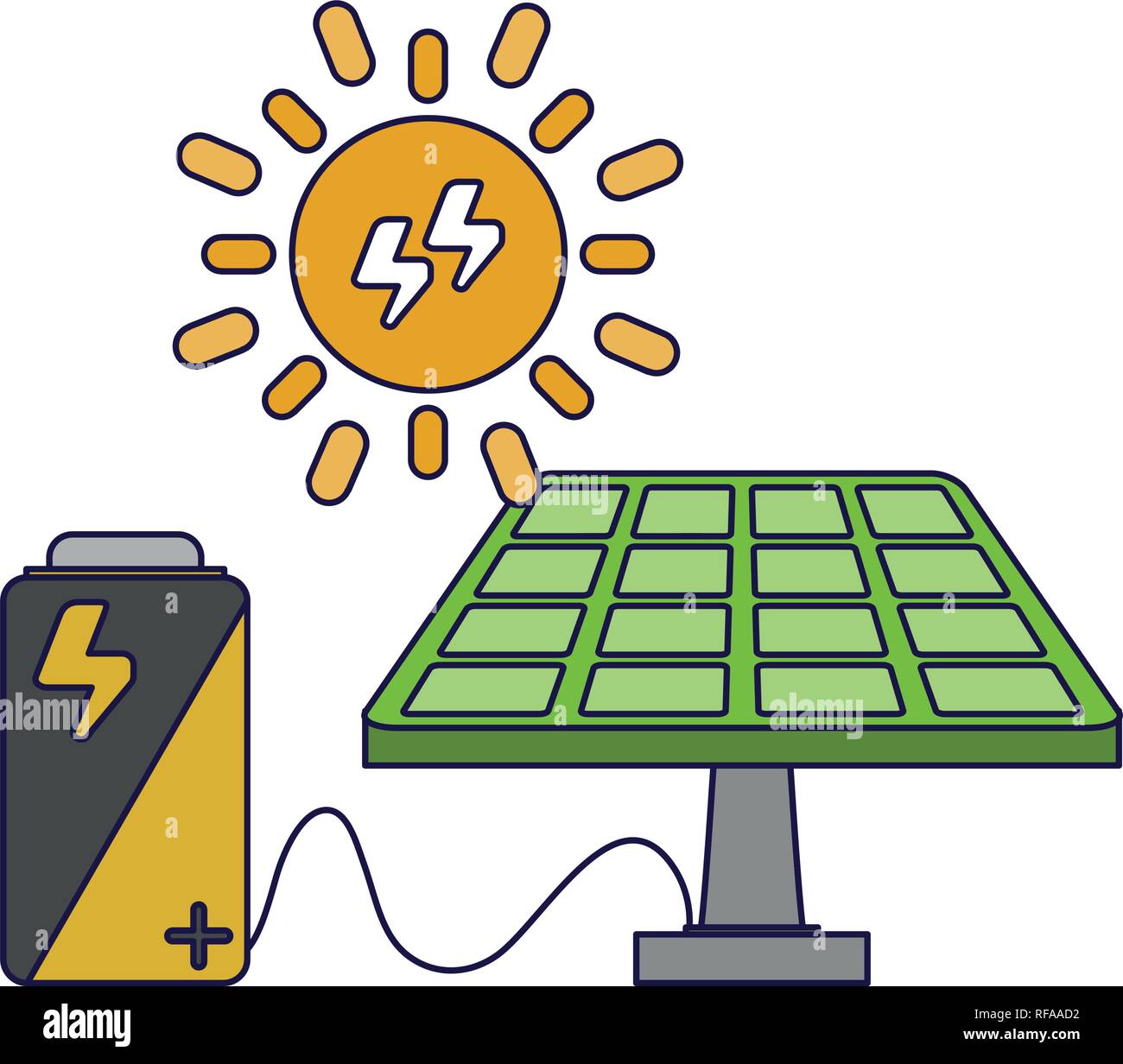 Green energy ecology concept Stock Vector Image & Art - Alamy