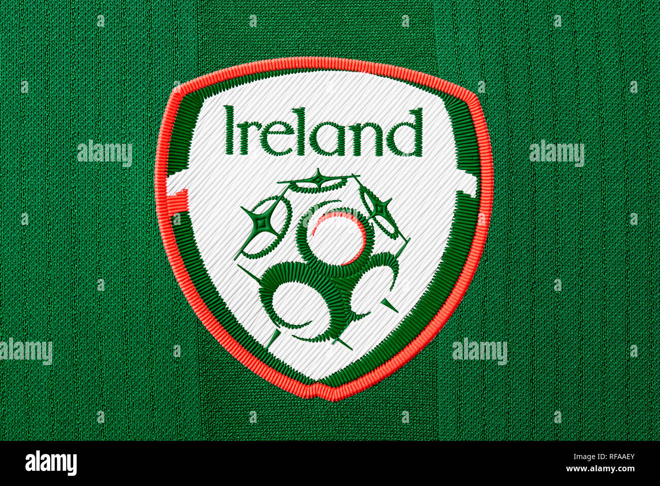 ireland national football team jersey