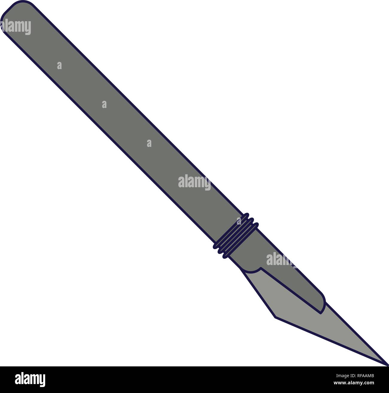 surgical knife medical tool Stock Vector Image & Art Alamy