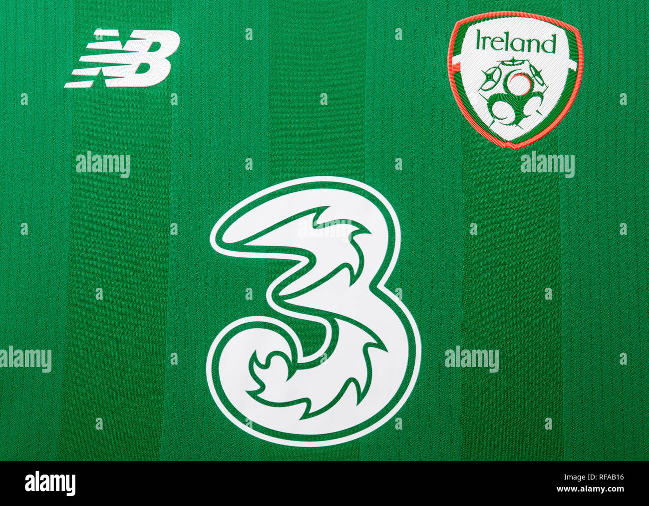 irish national football team jersey