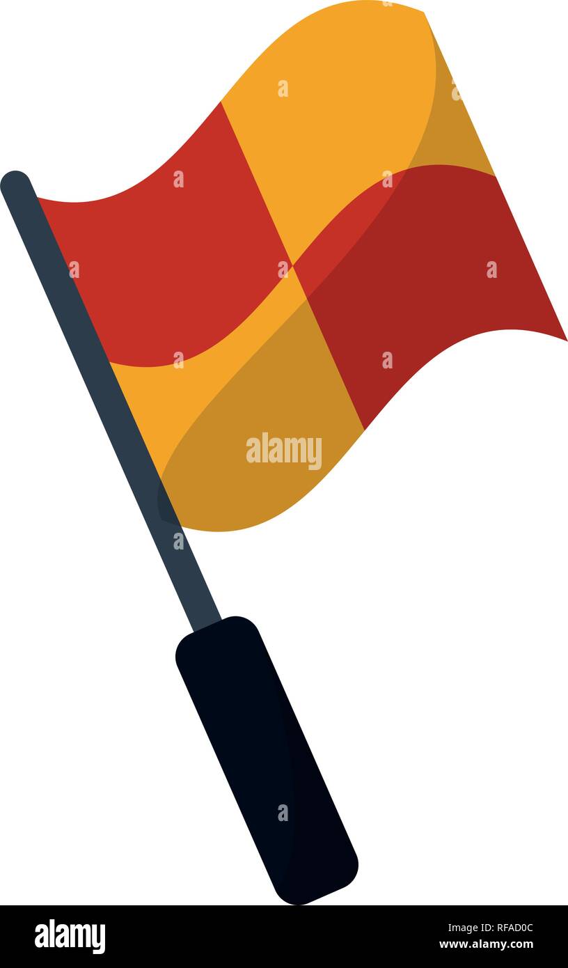 soccer referee flag Stock Vector Image & Art Alamy
