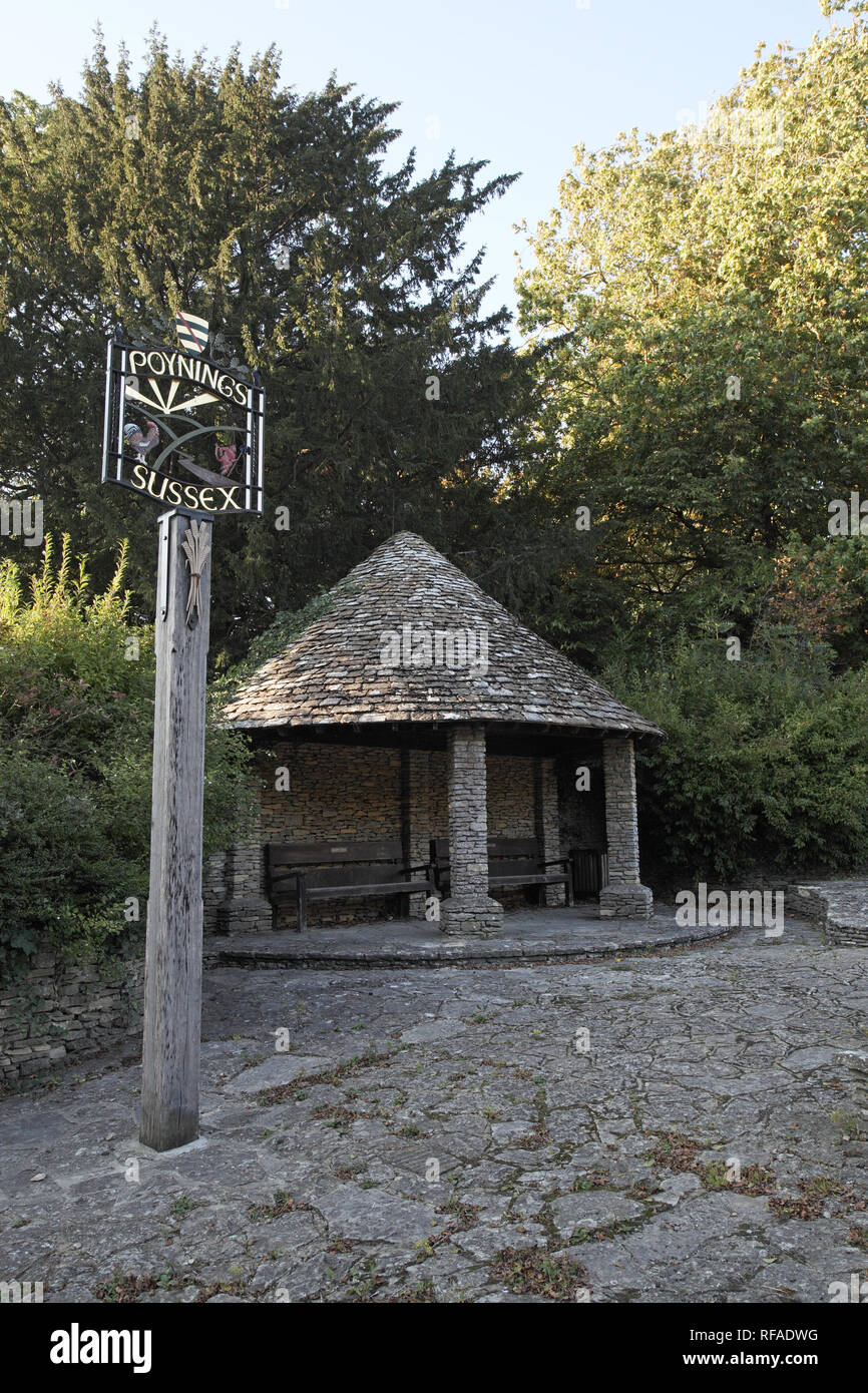 Cora's Corner Poynings West Sussex England UK Stock Photo