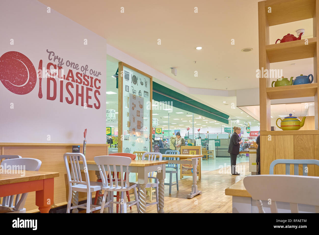 Morrisons shop in Corby, England Stock Photo Alamy