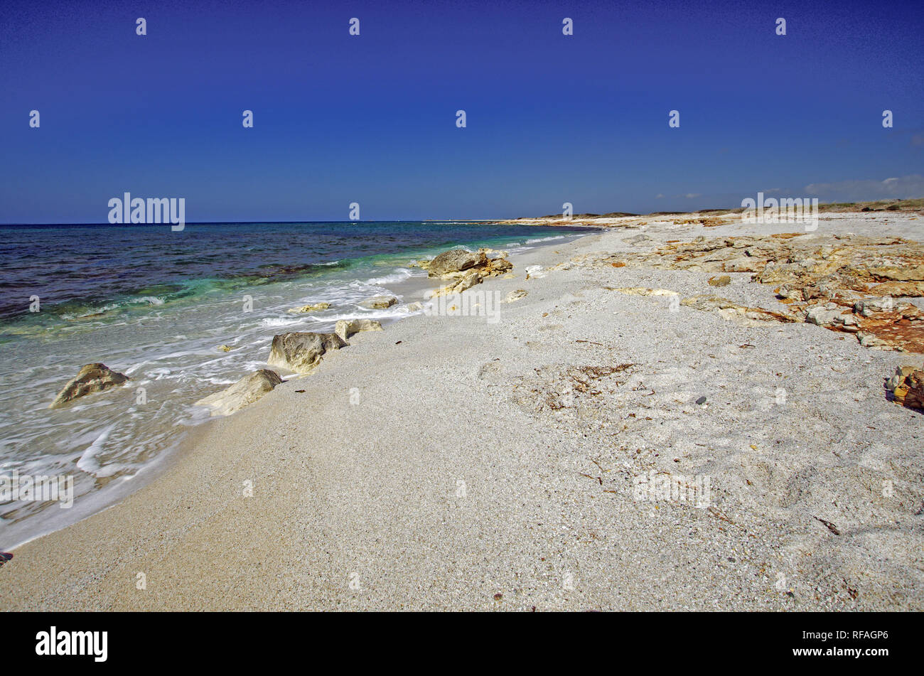 Is Arutas Beach Sinis Peninsula Stock Photos Is Arutas