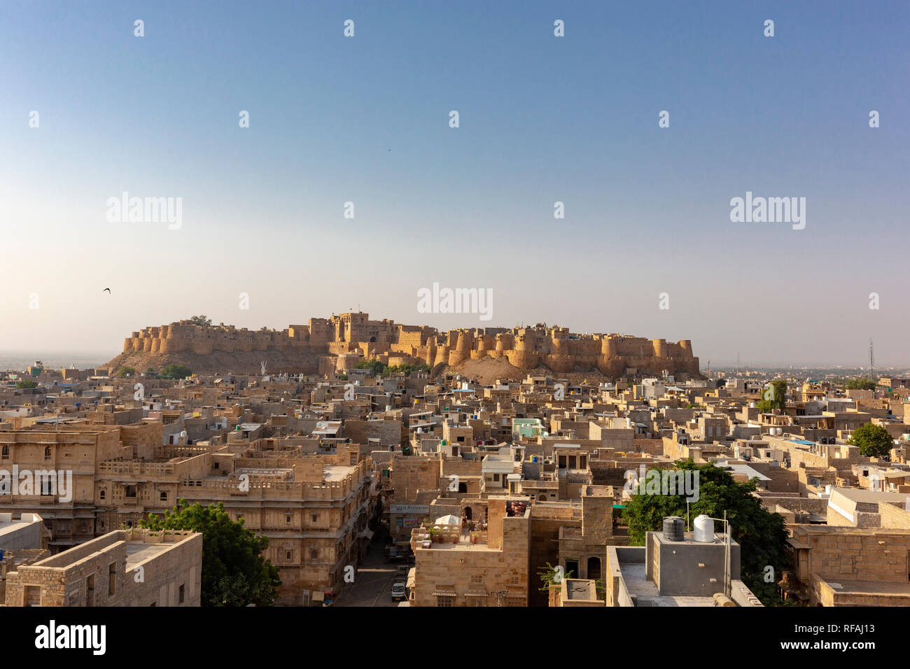 Panorama of Jaisalmer Fort - one of the largest forts in the world ...
