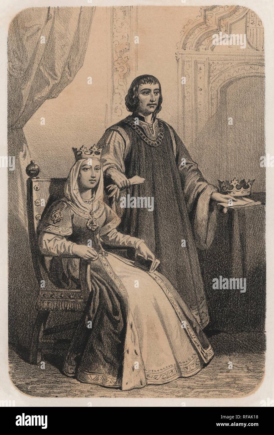 Historia de España. Isabel I de Castilla (1451-1504) y Fernando II de ...