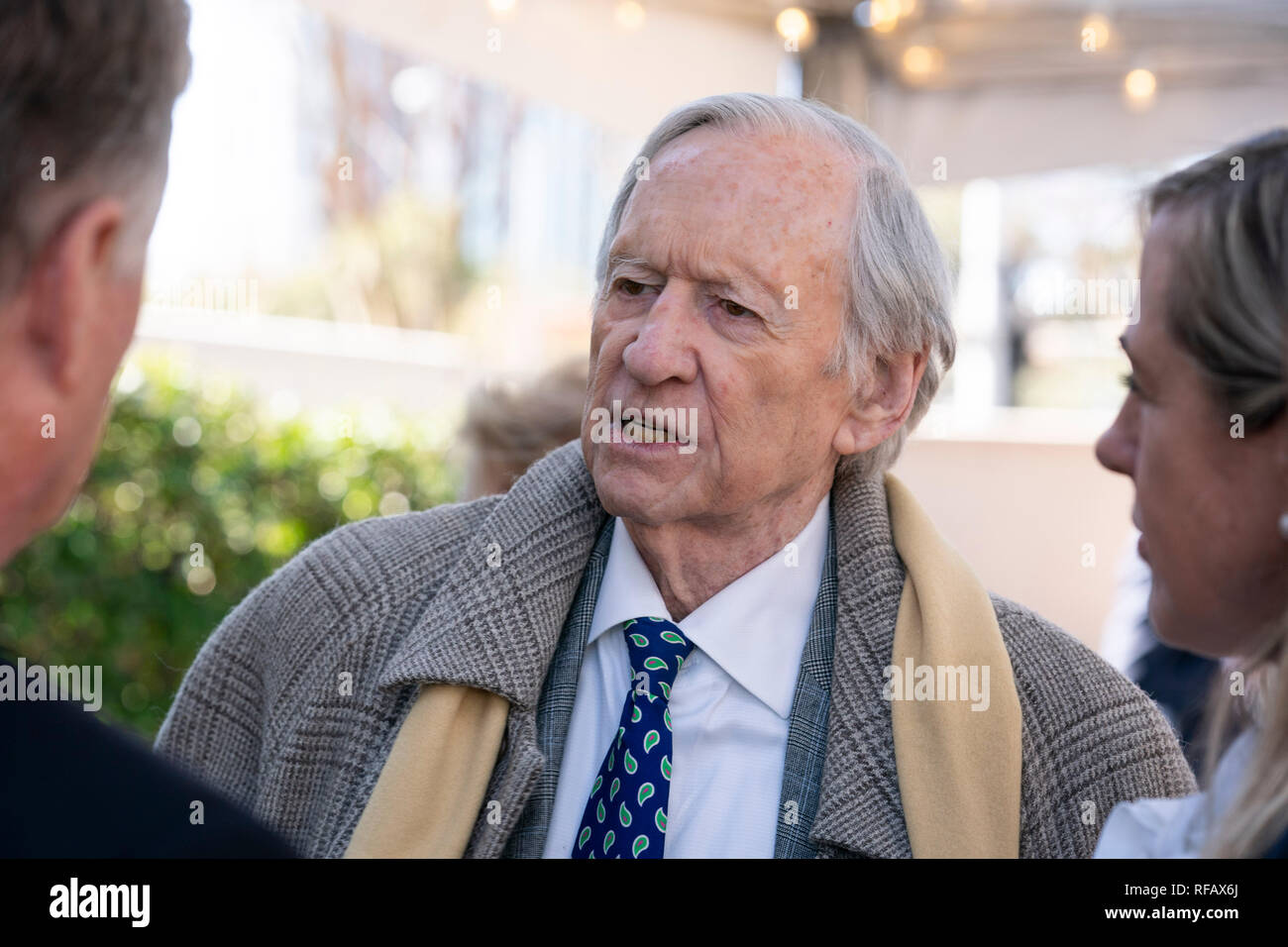 Former Australian ambassador to the United States Andrew Peacock talks