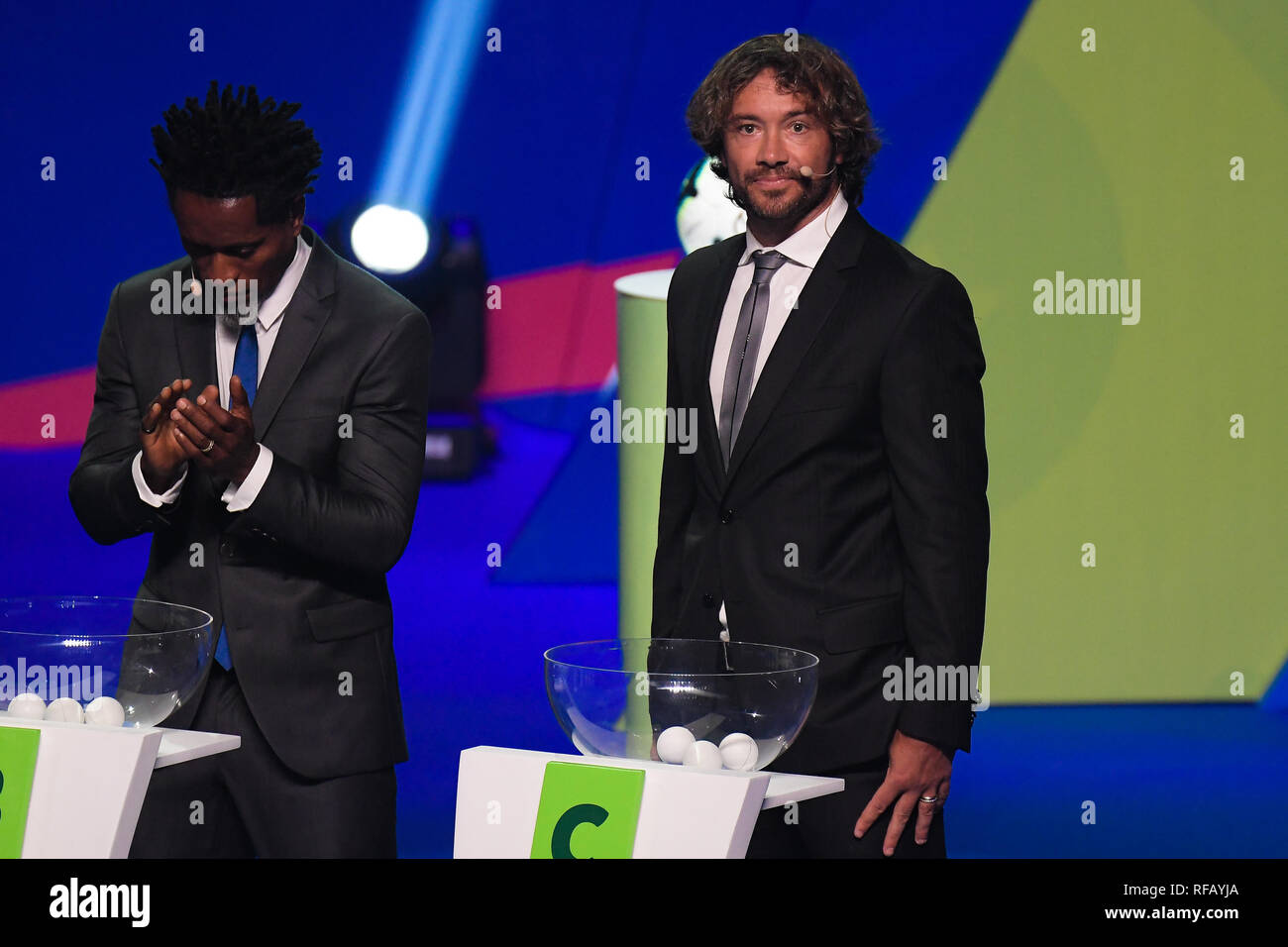 Rio de Janeiro, Brazil. 24th January, 2019. RJ - Rio de Janeiro - 24/01/2019 - Copa America 2019, Group Draw - Former Uruguayan player Diego Lugano, during the 2019 America's Cup draw held in the City of Arts in the western part of the city. Photo: Thiago Ribeiro / AGIF Credit: AGIF/Alamy Live News Stock Photo