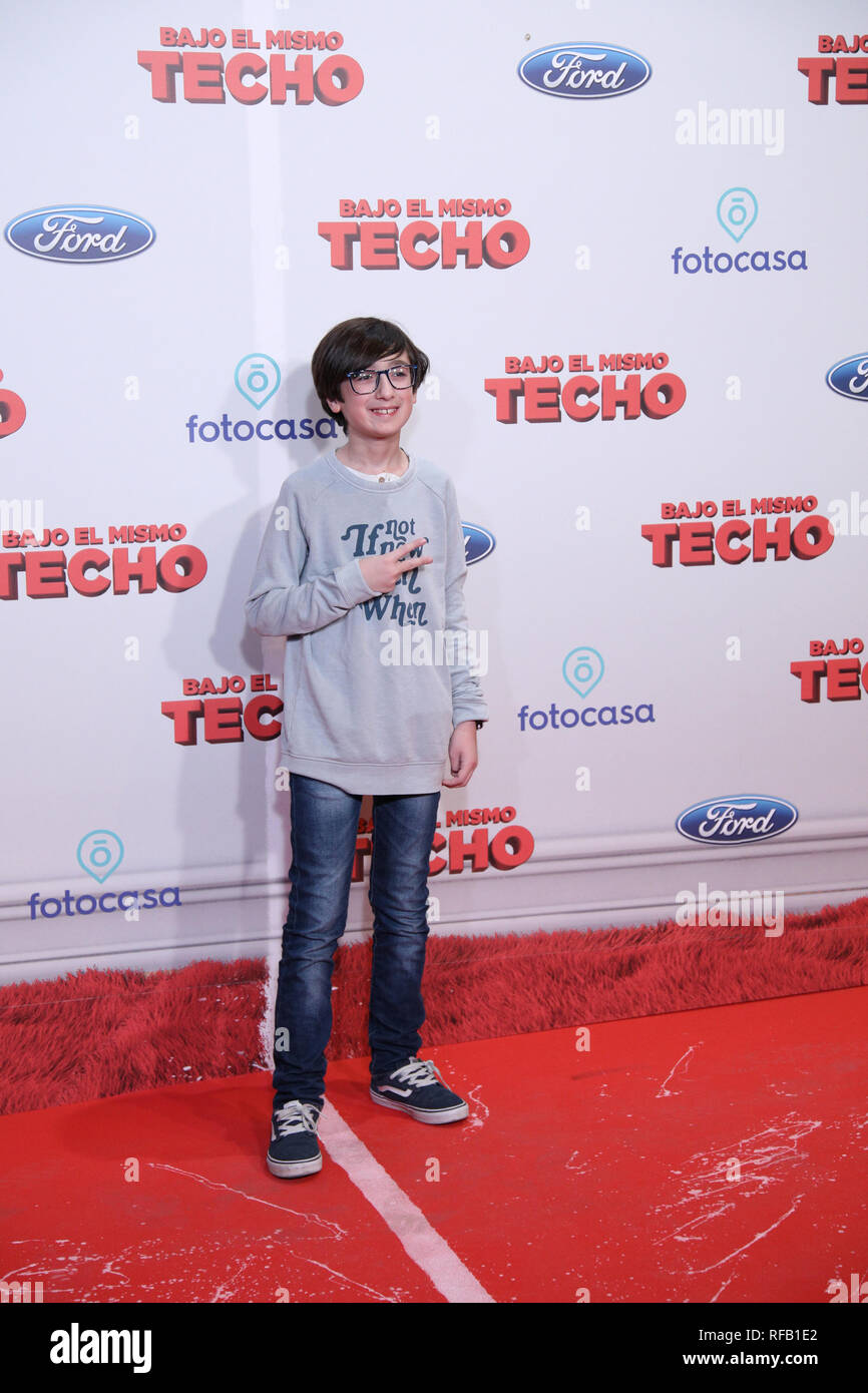 Dani Nieto attends the Premiere of the movie "Bajo El Mismo Techo" in