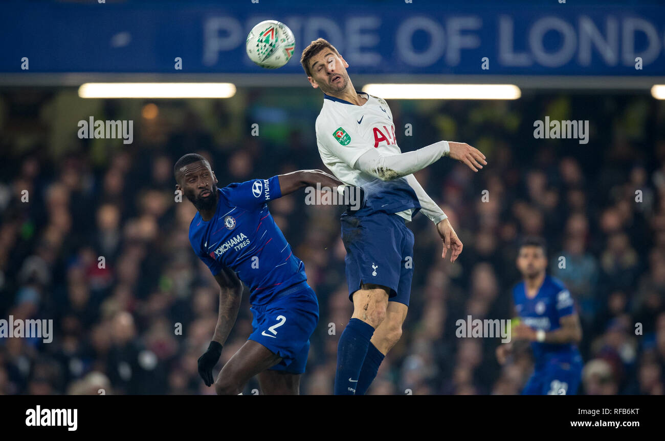 2018/19 Tottenham Hotspur v Chelsea Carabao Cup Semi Final 8 January 2019 Spurs 