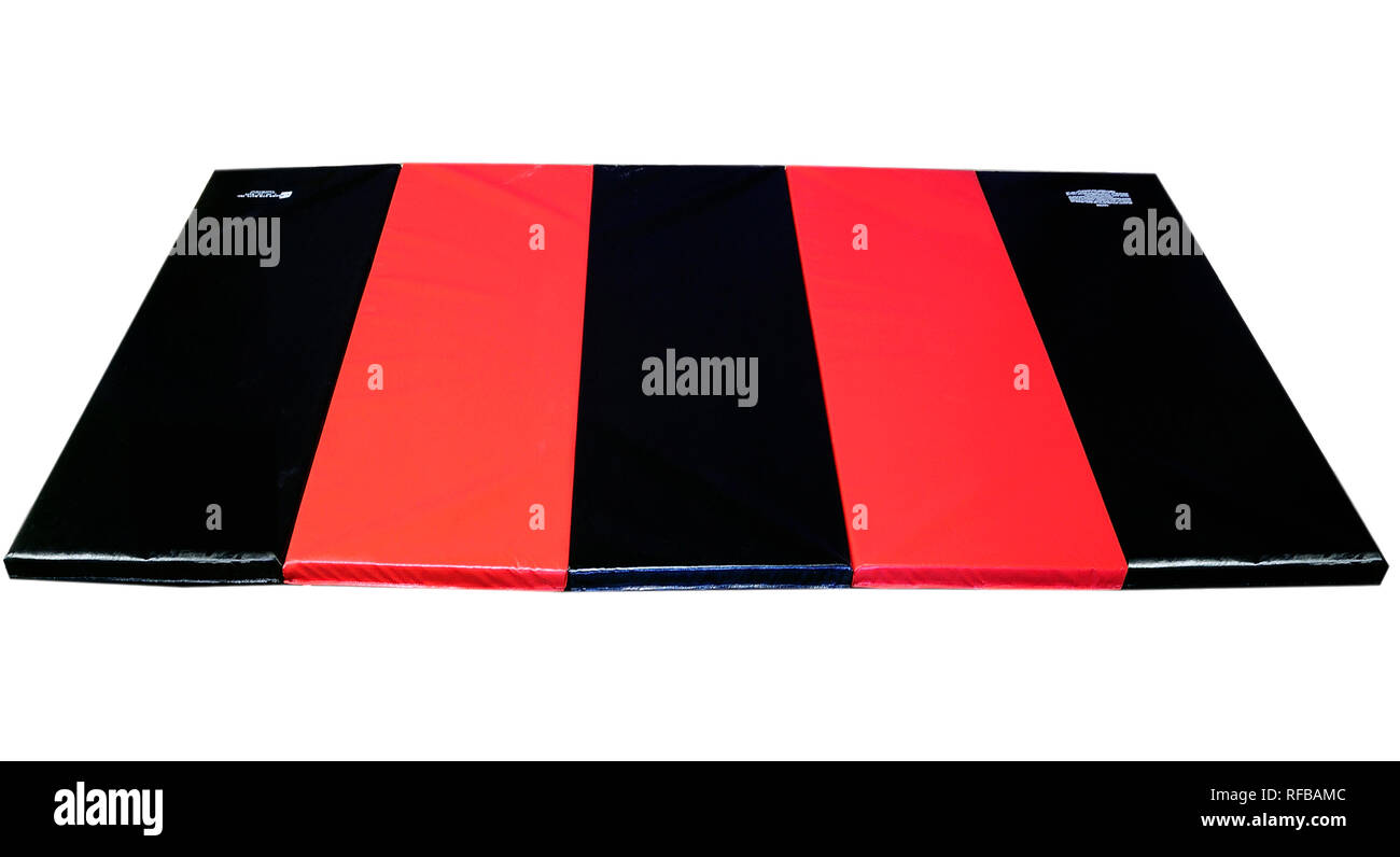 Folding Exercise Mat Stock Photo Alamy