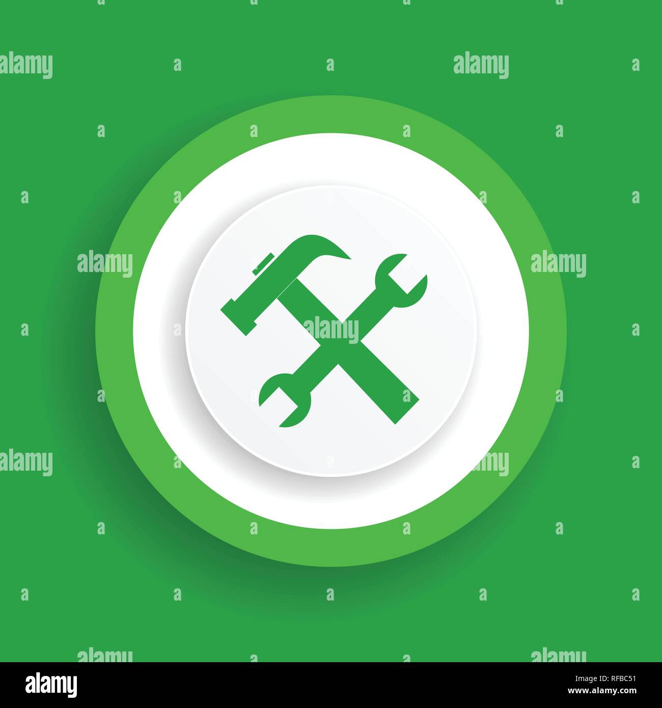 tools vector icon, service sign Stock Vector Image & Art - Alamy