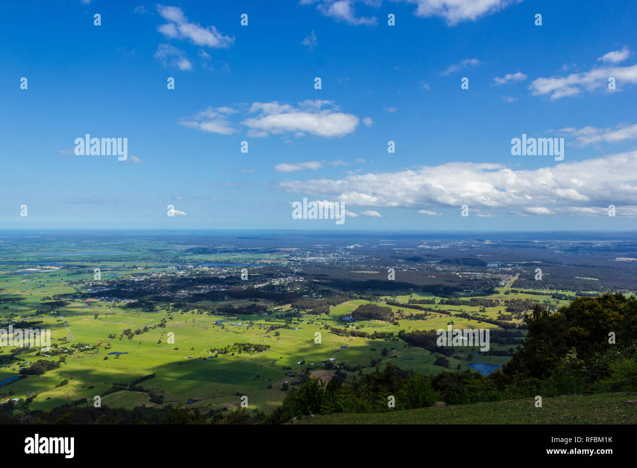 Cambewarra lookout with Berrys Bay and Shoalhaven river in the