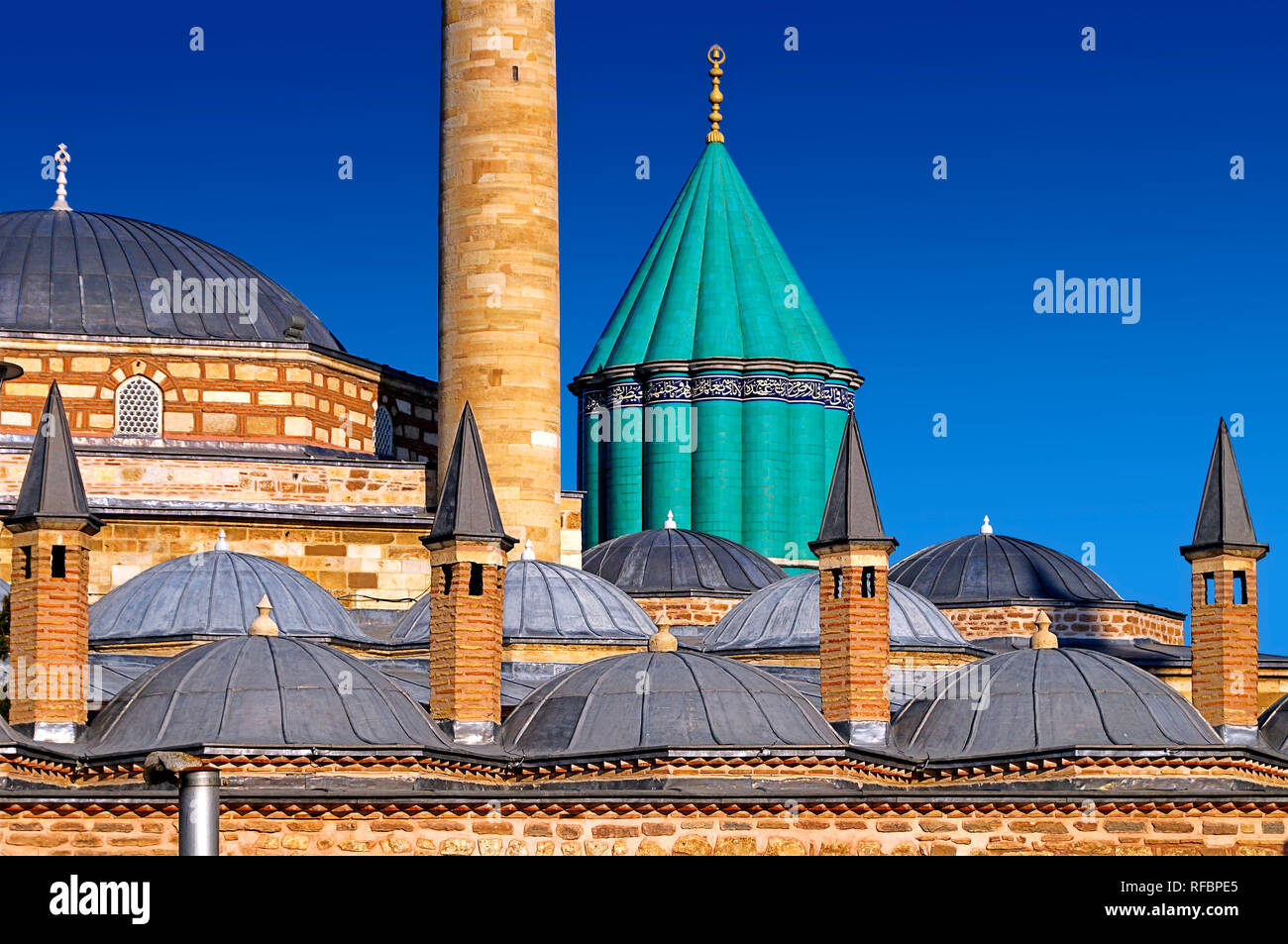 Minar of the Mevlana Tekkesi, where the Rumi of the Dervhises is ...