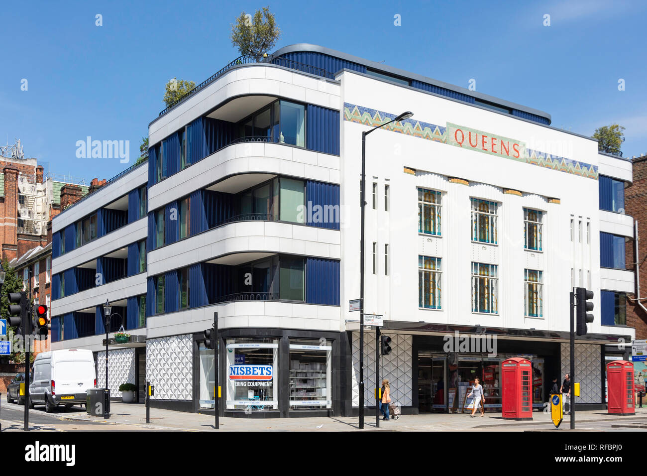 Art Deco Queens Building, Bridge Road, Bayswater, City of