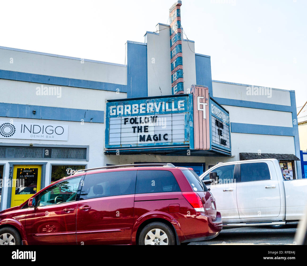 Scenes from Garberville California in the redwood forests of northern ...