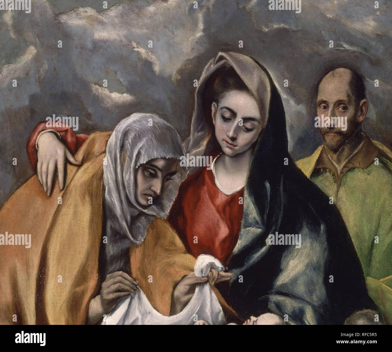 SAGRADA FAMILIA CON SANTA ANA. Author GRECO, EL. Location HOSPITAL DE