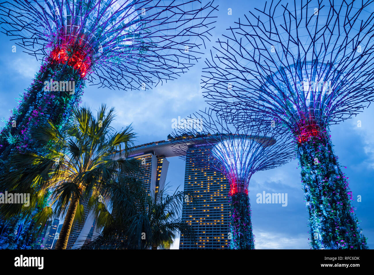 Singapore - January 2019: Gardens by 